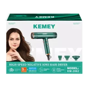 سشوار 1500 واتی حرفه‌ای KEMEY KM-2062 (1)