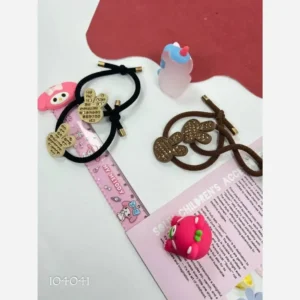 پک دو عددی کش مو دخترانه وارداتی طرحدار