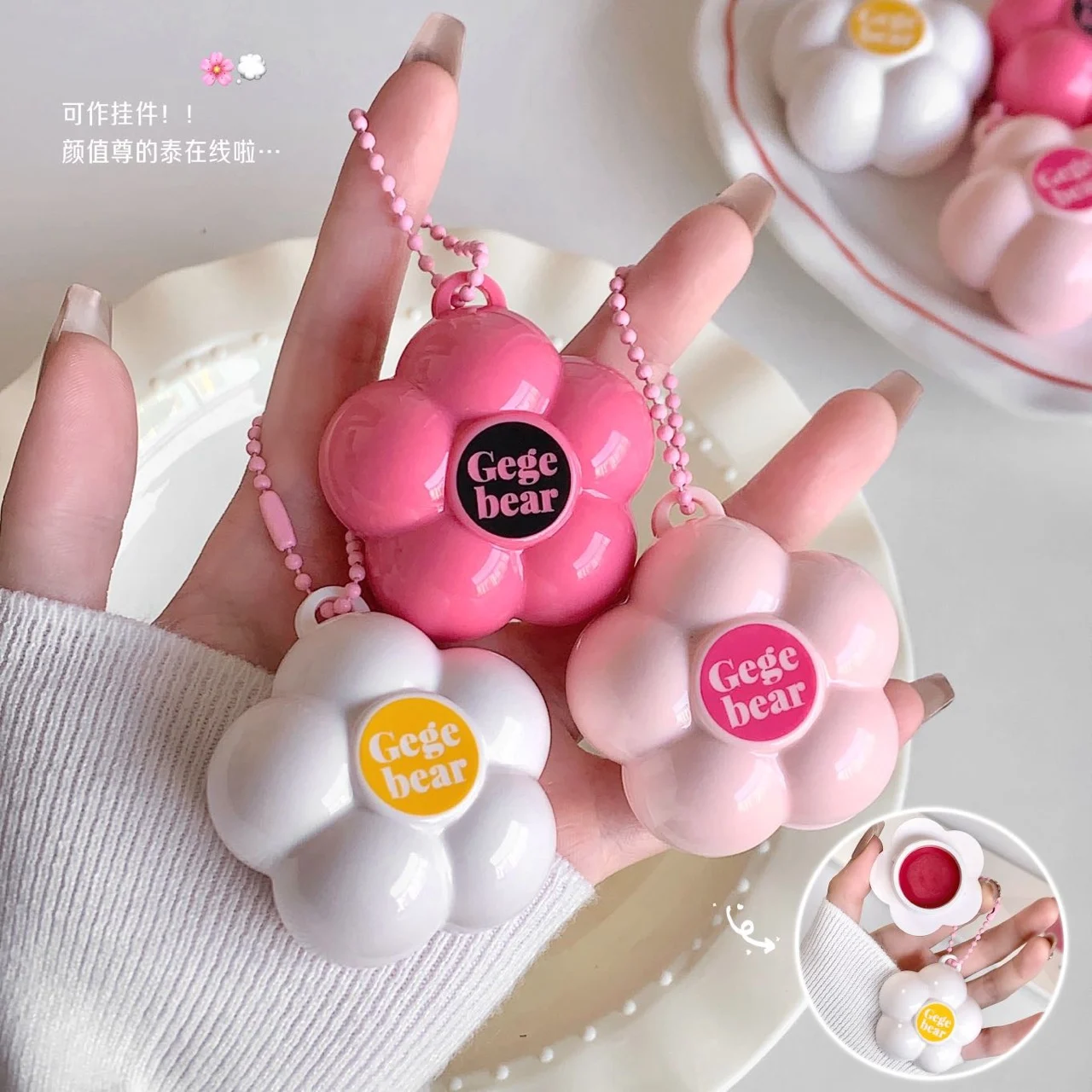 مربای لب و گونه خمیری طرح گل GeGe Bear