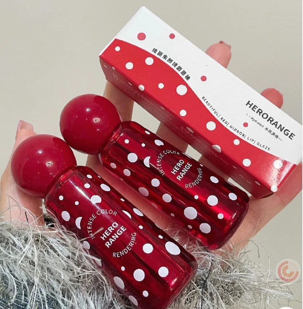 تینت لب شیشه‌ای گیلاسی Hero Range
