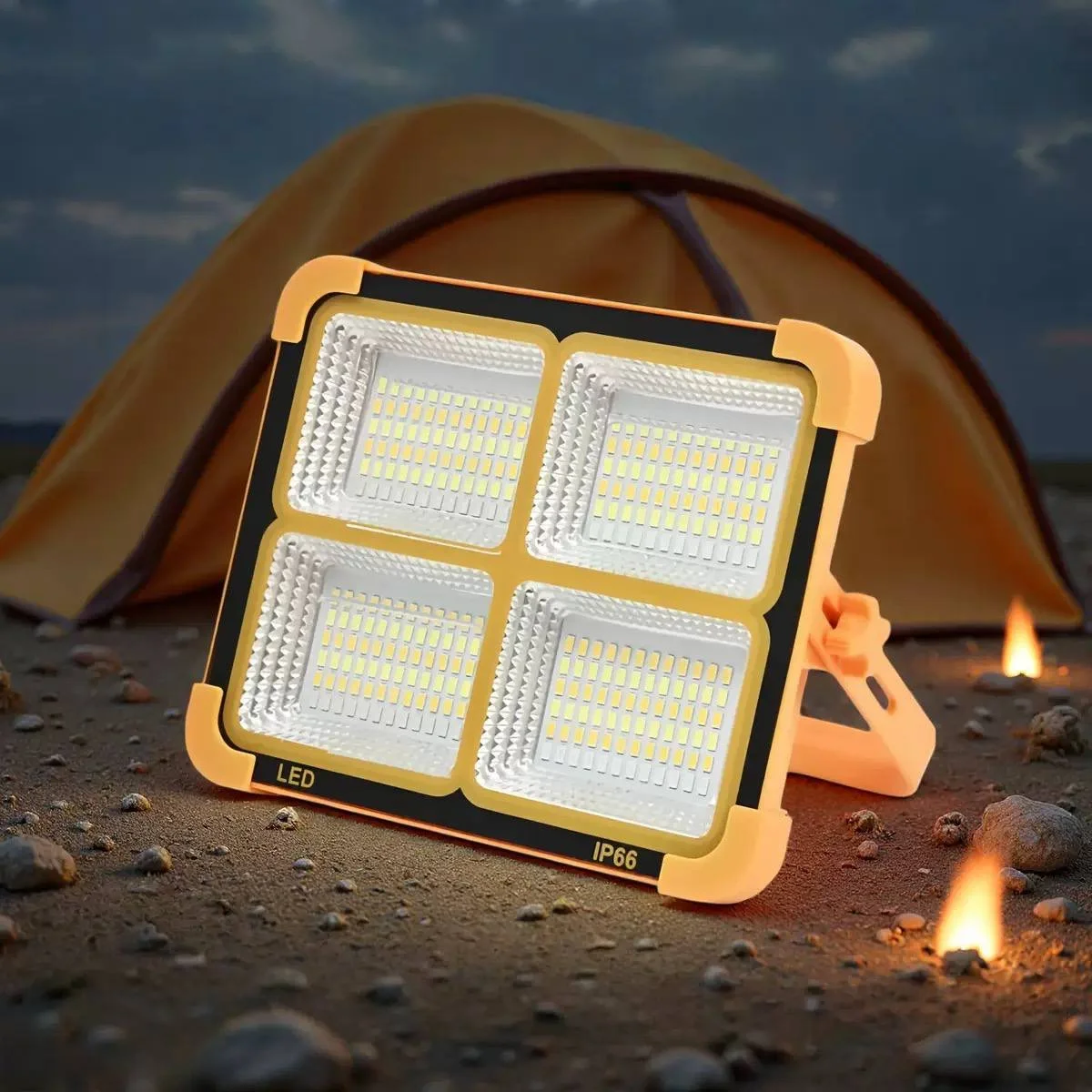 چراغ پروژکتور LED خورشیدی