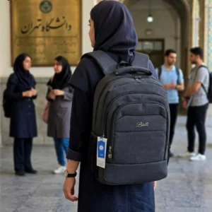 کوله پشتی ضدآب اسپرت مناسب دانشجویی و روزمره با پورت USB و جاکلپتپی