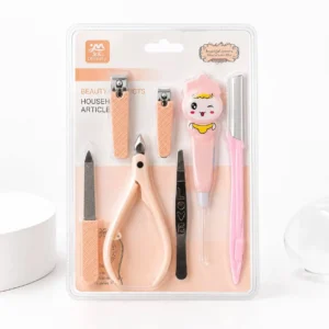 ست کامل مانیکور و پدیکور 7 تکه با طرح فانتزی M BEAUTY