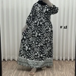 پیراهن ساحلی زنانه مدل دنیا جنس فلور بوگاتی فری سایز مناسب تا 44