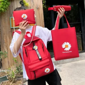 ست کیف 3 تکه گل بابونه فانتزی