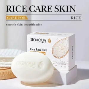 صابون برنج بیوآکوا Rice Raw Pulp Essence Soap