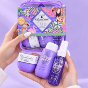 پک خوشبو و مراقبتی بدن وی وی لاو V.V.LOVE مدل Ethereal Violet