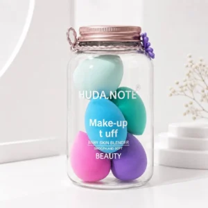 پد آرایشی 6 عددی HUDA NOTE داخل بطری
